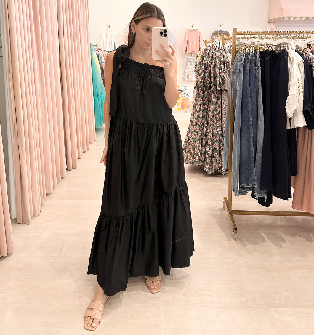 One Shoulder Tiered Maxi Dress