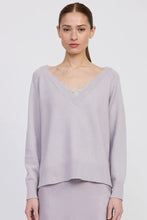 Load image into Gallery viewer, Lace Peekaboo Raglan Knit Sweater
