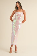 Load image into Gallery viewer, Light Pink Spaghetti Strap Midi Dress
