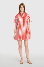 Load image into Gallery viewer, Dock Dress, Red Stripes
