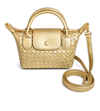 Load image into Gallery viewer, Woven Mini Tote Crossbody
