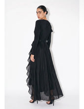 Load image into Gallery viewer, Asymmetrical Ruffle Maxi Dress
