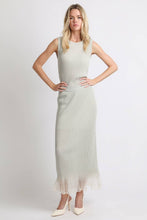 Load image into Gallery viewer, Grey Knit Midi Skirt Set
