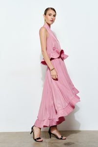 Ruffle Midi Skirt Set