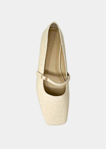 Adele Croc Mary Jane Flat