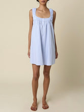Load image into Gallery viewer, Gathered Swing Mini Dress
