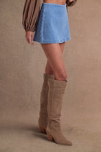 Load image into Gallery viewer, Denim Stretch Skort
