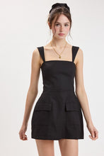 Load image into Gallery viewer, Linen Squareneck Mini Romper
