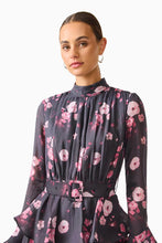 Load image into Gallery viewer, Florisse Tiered Maxi in Black Floral
