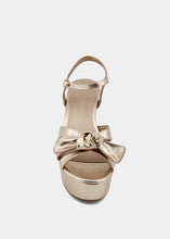Load image into Gallery viewer, Esmeralda Gold Platform Heel
