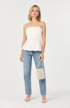 Load image into Gallery viewer, Clemira Pleated Strapless Top
