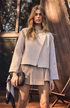 Load image into Gallery viewer, Jennah Wool-Blend Wrap Jacket
