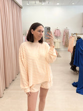 Load image into Gallery viewer, Baby Pink Stripe Short Set
