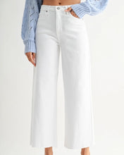 Load image into Gallery viewer, Scissor Cut Wide Leg White
