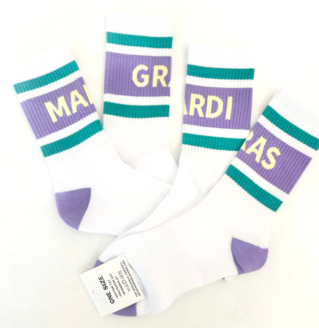 Mardi Gras Sock