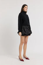 Load image into Gallery viewer, Serena Mixed Media Mini Dress
