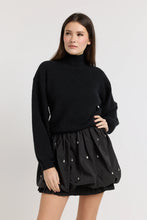 Load image into Gallery viewer, Serena Mixed Media Mini Dress
