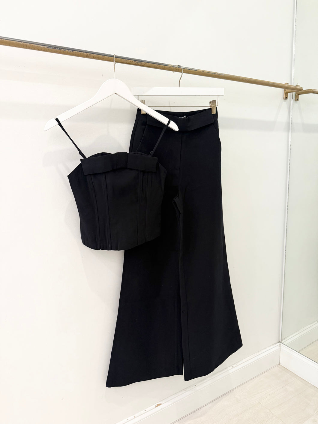 Corset Top with Bow Detail