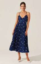 Load image into Gallery viewer, Blythe Dress - Navy Dot
