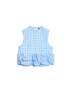 Gingham Cropped Top