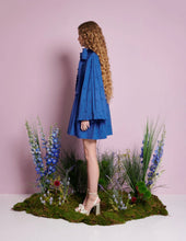 Load image into Gallery viewer, Meadow Sage Bow Mini Dress
