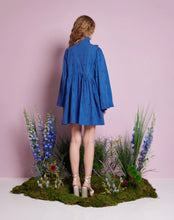 Load image into Gallery viewer, Meadow Sage Bow Mini Dress
