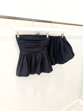 Load image into Gallery viewer, Bubble Peplum Tube Top Short Set
