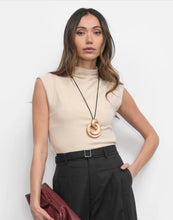 Load image into Gallery viewer, Paloma Funnel Neck Knit Top
