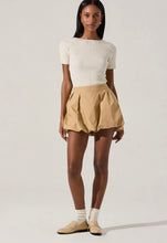 Load image into Gallery viewer, Toini Pleated Bubble Mini Skort
