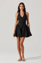 Load image into Gallery viewer, Meana V Neck Halter Mini Dress
