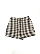Load image into Gallery viewer, Brown Gingham Skort

