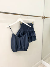 Load image into Gallery viewer, Smocked Two Piece Mini Skirt Set
