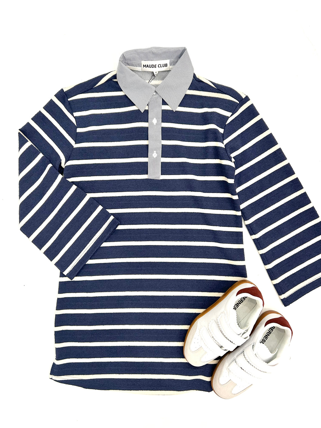 Striped Knit Boxy Mini