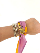 Load image into Gallery viewer, Multicolor Bandana Charm Bracelet
