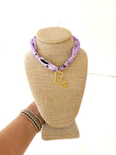 Load image into Gallery viewer, Charm Scarf Necklace with Tie
