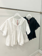 Load image into Gallery viewer, Embroidered Airy Collar Blouse
