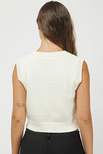 Load image into Gallery viewer, Sleeveless Football Sweater Tank
