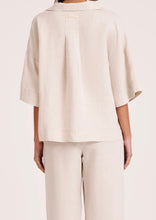 Load image into Gallery viewer, Lounge Linen Shirt Natural
