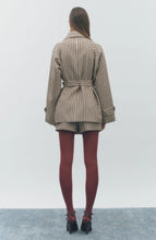 Load image into Gallery viewer, Brown Gingham Trench
