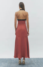 Load image into Gallery viewer, Black Bow Halter Gown
