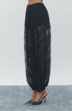 Load image into Gallery viewer, Sheer Black Lace Trousers
