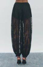 Load image into Gallery viewer, Sheer Black Lace Trousers

