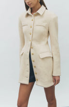 Load image into Gallery viewer, Leonie Wool Gold Dress
