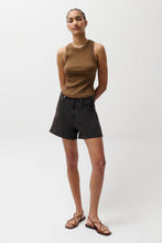 Load image into Gallery viewer, Kimora High Rise Linen Short Black

