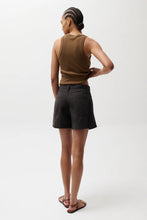 Load image into Gallery viewer, Kimora High Rise Linen Short Black
