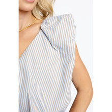 Load image into Gallery viewer, Stripe Poplin Bubble Top

