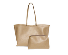 Load image into Gallery viewer, Plain Tote with Matching Pouch
