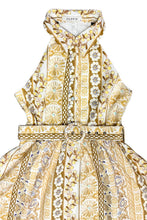 Load image into Gallery viewer, Button Down Collared Embroidered Mini Dress
