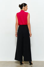 Load image into Gallery viewer, Tie-neck Chiffon Sleeveless Blouse
