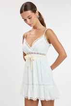 Load image into Gallery viewer, Ribbon Lace Mini Dress
